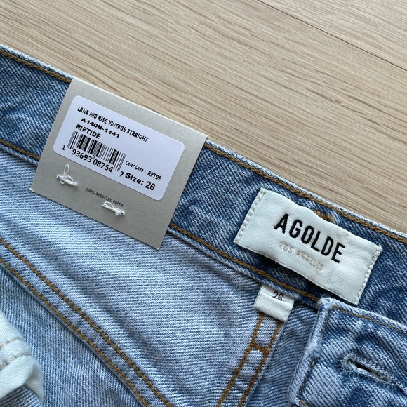 AGOLDE Lana Jean Mid Rise Vintage Straight - Picture 4 of 10